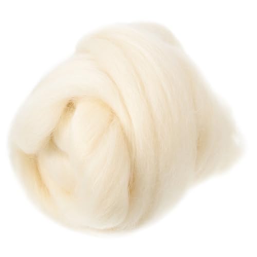 BEBEMOKO Nadelfilzwolle für Bastelbedarf für Erwachsene, Nadelfilz-Kits, bequemes und langlebiges Bastelzubehör, 1 Rolle von BEBEMOKO