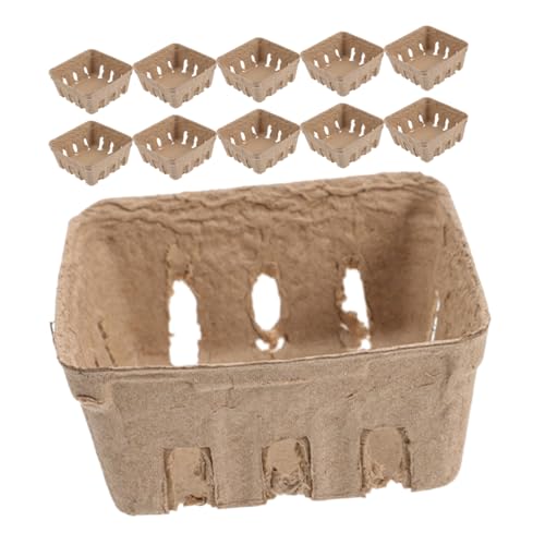 BEBEMOKO Obsttablett Beerenkorb 35 Stück Beerenkörbe Aus Papier Beerenbehälter Für Den Kühlschrank Obsttabletts Für Den Haushalt Korb Aus Wellpappe BEBEMOKO Obsttablett Beerenkorb 35 Stück Beerenkörbe Aus Papier Beerenbehälter Für Den Kühlschrank Obsttabletts Für Den Haushalt Korb Aus Wellpappe von BEBEMOKO