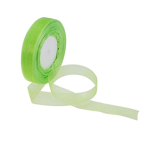 BEBEMOKO Organza Band Hellgrün Transparentes Geschenkband für Hochzeiten DIY Dekorationen Kreative Projekte Elegantes Weiches Chiffonband Hochwertigem BEBEMOKO Organza Band Hellgrün Transparentes Geschenkband für Hochzeiten DIY Dekorationen Kreative Projekte Elegantes Weiches Chiffonband Hochwertigem von BEBEMOKO