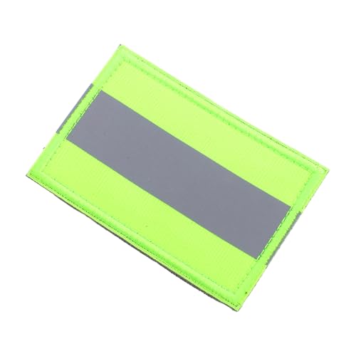 BEBEMOKO Reflektierender Sicherheits-Patch für Rucksäcke, hohe Sichtbarkeit, Laufen, reflektierende Aufkleber für Kleidung, Hüte und Ausrüstung, starker Klebstoff für verbesserte bei Nacht von BEBEMOKO