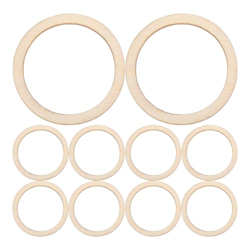 BEBEMOKO Runde Holzspäne, dekoratives Bastelzubehör für Scrapbooking, Mini-Holzscheiben für Heimdekoration, einzigartige Bastelverzierungen für Partys, 100 Stück BEBEMOKO Runde Holzspäne, dekoratives Bastelzubehör für Scrapbooking, Mini-Holzscheiben für Heimdekoration, einzigartige Bastelverzierungen für Partys, 100 Stück von BEBEMOKO