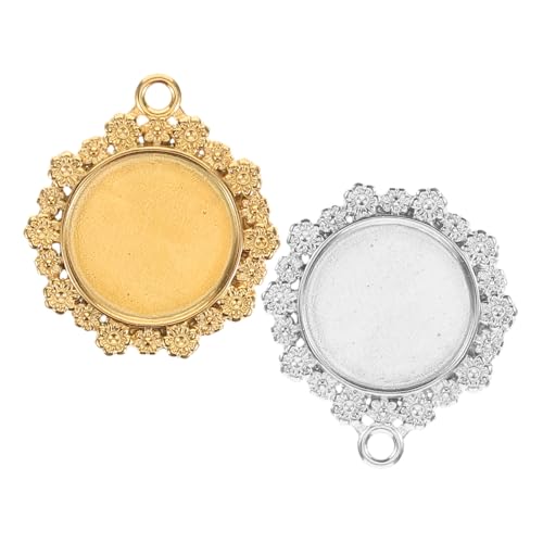 BEBEMOKO Schmuck-Zubehör-Tablett, Schmuckrohlinge, baumelnder Anhänger, Bastelarbeiten, Lünette, Anhänger, blanko, Anhänger für Halsketten, Metall-Lünette, Rahmen, Schmuck-Lünetten für Harz BEBEMOKO Schmuck-Zubehör-Tablett, Schmuckrohlinge, baumelnder Anhänger, Bastelarbeiten, Lünette, Anhänger, blanko, Anhänger für Halsketten, Metall-Lünette, Rahmen, Schmuck-Lünetten für Harz von BEBEMOKO