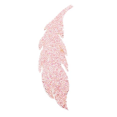 BEBEMOKO Strass-Applikation in Blattform für Kleidung, Reparatur, Dekoration, Bastelbedarf für Kleidung, Taschen und Zubehör für Zuhause, Schneidergeschäfte, kreative Projekte von BEBEMOKO