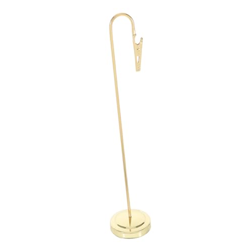 BEBEMOKO Stütztisch Nummernschildclip Büroklammer Halter Bildhalter Ständer Fotohalter mit Krokodilverschluss Notizhalter Clip Ständer Tischnamenhalter Namenskartenhalter Goldenes Eisen BEBEMOKO Stütztisch Nummernschildclip Büroklammer Halter Bildhalter Ständer Fotohalter mit Krokodilverschluss Notizhalter Clip Ständer Tischnamenhalter Namenskartenhalter Goldenes Eisen von BEBEMOKO