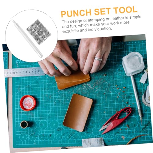BEBEMOKO Teiliges Leder Stamping Tool mit Mustern Handgeführtes Prägewerkzeug für Lederbearbeitung Punch für DIY Bastelarbeiten und Handarbeit BEBEMOKO Teiliges Leder Stamping Tool mit Mustern Handgeführtes Prägewerkzeug für Lederbearbeitung Punch für DIY Bastelarbeiten und Handarbeit von BEBEMOKO