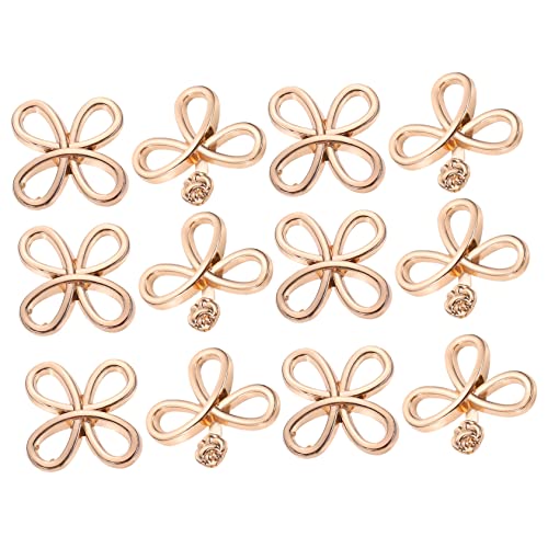 BEBEMOKO Vintage Knoten Knöpfe Elegante Nähverschlüsse für Cheongsam und Oberbekleidung Leichte traditionelle Kleidung Accessoires von BEBEMOKO
