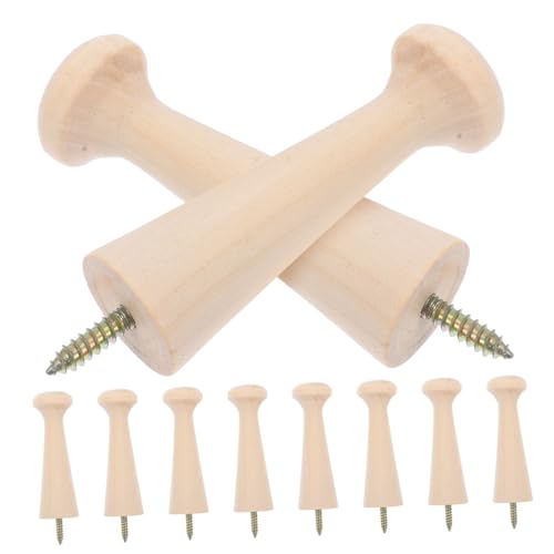 BEBEMOKO Wandklammern aus Holz, langlebig, Hutaufhänger und Aufbewahrungshaken für Regale, Massivholz, Wäscheklammerregal für Mäntel und Zubehör für Eingangsbereich und Heimorganisation, 10 Stück BEBEMOKO Wandklammern aus Holz, langlebig, Hutaufhänger und Aufbewahrungshaken für Regale, Massivholz, Wäscheklammerregal für Mäntel und Zubehör für Eingangsbereich und Heimorganisation, 10 Stück von BEBEMOKO