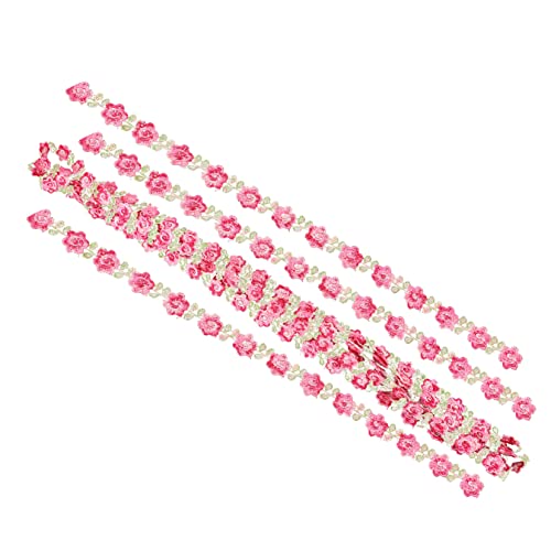 BEBEMOKO Wasserlösliche Blumen-Spitzenborte, DIY-Zubehör für Kleidung, Nähen und Hochzeitsdekorationen, langlebiges Material für elegante Verzierungen und kreative Projekte, Yards pro Stück von BEBEMOKO