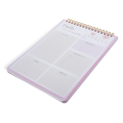 BEBEMOKO Zeitmanagement Notizblock To Do List Plan Pad Tagesplaner und Wochenplaner ohne für Effiziente Aufgabenverwaltung und Planung Notizbuch für Schule Arbeit und Familie in Zartem von BEBEMOKO