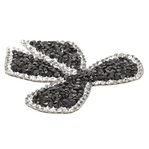 Glitzernde Bowknot Strass Aufnäher Selbstklebend zum Aufbügeln für Kleidung Taschen und Diy Projekte zur Reparatur und Dekoration von BEBEMOKO