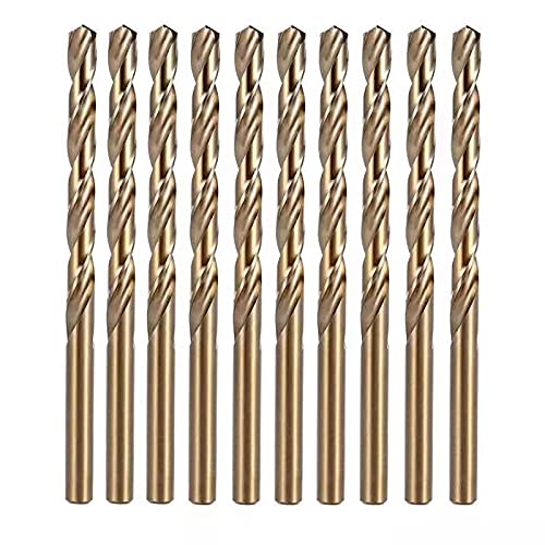 BECOLLO 7/32 Zoll Cobalt Bohrer Set, M35 Jobber Länge Spiralbohrer Bits, geeignet zum Bohren in Hartmetall, Edelstahl, Gusseisen, 10 Stück BECOLLO 7/32 Zoll Cobalt Bohrer Set, M35 Jobber Länge Spiralbohrer Bits, geeignet zum Bohren in Hartmetall, Edelstahl, Gusseisen, 10 Stück von BECOLLO