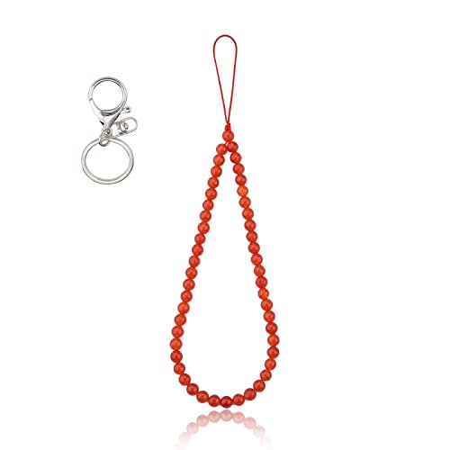 BEEFLYING Handschlaufen aus Naturstein für Handys Handgemachte Anti-Lost-Lanyard-Schnur Telefonanhänger für Schlüsselbund-Zubehör von BEEFLYING