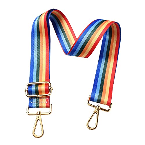 BEEFLYING Verstellbarer Schultergurt Regenbogen Vertikales Streifenmuster Ersatzgürtel Crossbody Canvas Geldbörsenriemen Nylontaschenriemen Für Taschenersatz Reparaturzubehör BEEFLYING Verstellbarer Schultergurt Regenbogen Vertikales Streifenmuster Ersatzgürtel Crossbody Canvas Geldbörsenriemen Nylontaschenriemen Für Taschenersatz Reparaturzubehör von BEEFLYING