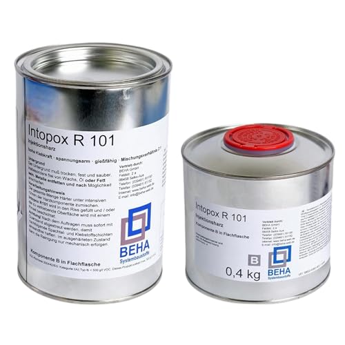 1,2kg Epoxidharz, Gießharz, Laminierharz, Rissharz, Injektionsharz INTOPOX R101 von BEHA