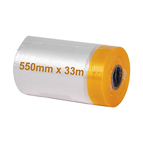 BEHA Goldband Masker Abdeckfolie mit Klebeband 550 mm x 33 m BEHA Goldband Masker Abdeckfolie mit Klebeband 550 mm x 33 m von BEHA