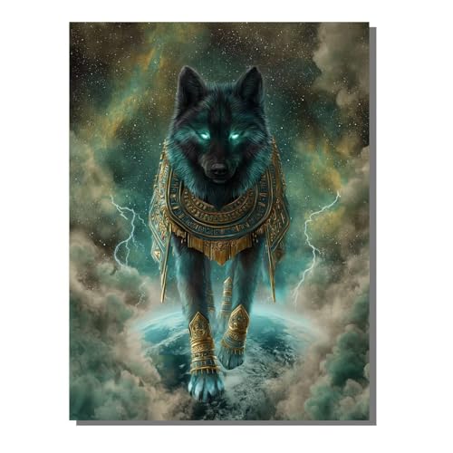 BEIJUYHU 5D DIY Diamond Painting Set Anubis Diamant Painting Kinder, Ägypten Full Drill Bastelset für Erwachsene, Diamant Kunst Bilder Mosaic Stickerei für Home Wand Dekor 80x100 cm BJHF456 BEIJUYHU 5D DIY Diamond Painting Set Anubis Diamant Painting Kinder, Ägypten Full Drill Bastelset für Erwachsene, Diamant Kunst Bilder Mosaic Stickerei für Home Wand Dekor 80x100 cm BJHF456 von BEIJUYHU