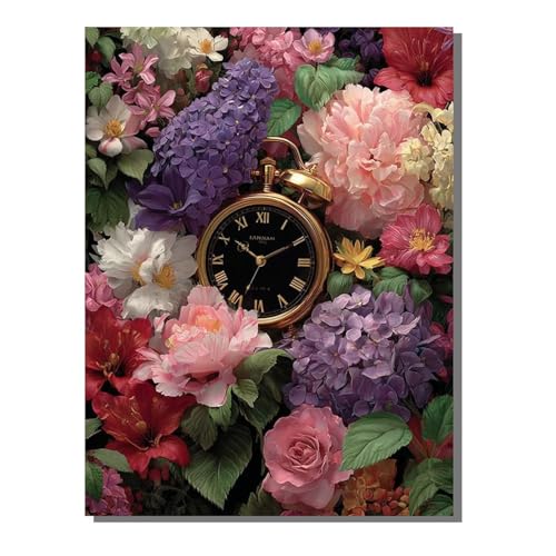 BEIJUYHU 5D DIY Diamond Painting Set Blume Diamant Painting Kinder, Taschenuhr Full Drill Bastelset für Erwachsene, Diamant Kunst Bilder Mosaic Stickerei für Home Wand Dekor 50 x 70 cm BJHF176 BEIJUYHU 5D DIY Diamond Painting Set Blume Diamant Painting Kinder, Taschenuhr Full Drill Bastelset für Erwachsene, Diamant Kunst Bilder Mosaic Stickerei für Home Wand Dekor 50 x 70 cm BJHF176 von BEIJUYHU