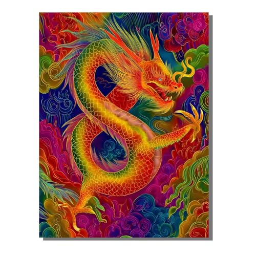 BEIJUYHU 5D DIY Diamond Painting Set Drachen Diamant Painting Kinder, Tier Full Drill Bastelset für Erwachsene, Diamant Kunst Bilder Mosaic Stickerei für Home Wand Dekor 80x100 cm BJHF496 BEIJUYHU 5D DIY Diamond Painting Set Drachen Diamant Painting Kinder, Tier Full Drill Bastelset für Erwachsene, Diamant Kunst Bilder Mosaic Stickerei für Home Wand Dekor 80x100 cm BJHF496 von BEIJUYHU