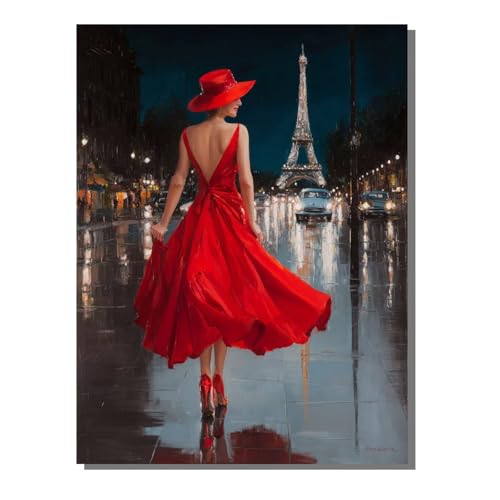 BEIJUYHU 5D Diamant Painting Kit Abstrakt Diamond Painting Kinder DIY Set, Stadt Full Drill Bastelset für Erwachsene, Diamant Kunst Bilder Mosaic Stickerei für Home Wand Dekor 60x80 cm BJHF948 von BEIJUYHU