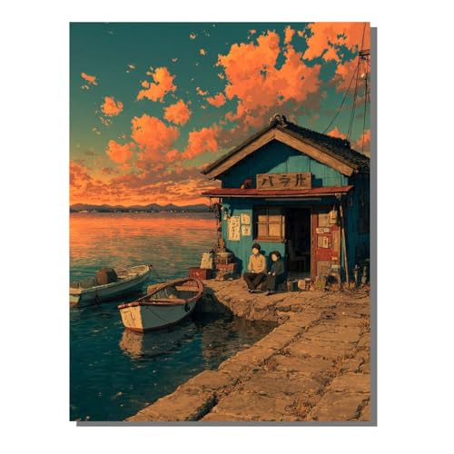 BEIJUYHU 5D Diamant Painting Kit Kabine Diamond Painting Kinder DIY Set, Boot Full Drill Bastelset für Erwachsene, Diamant Kunst Bilder Mosaic Stickerei für Home Wand Dekor 40x50cm BJHF438 BEIJUYHU 5D Diamant Painting Kit Kabine Diamond Painting Kinder DIY Set, Boot Full Drill Bastelset für Erwachsene, Diamant Kunst Bilder Mosaic Stickerei für Home Wand Dekor 40x50cm BJHF438 von BEIJUYHU