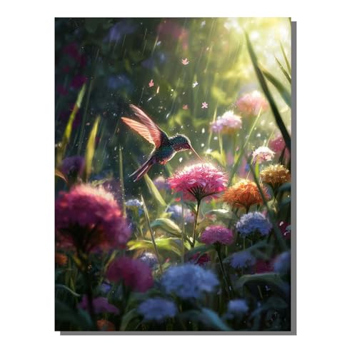 BEIJUYHU Blume 5D Diamond Painting Erwachsene Vogel Full Drill Diamant Painting Kinder Bilder, DIY Mosaic Bastelset für Erwachsene, Diamant Malerei Stickerei Groß für Home Decor 40x50cm BJHF439 BEIJUYHU Blume 5D Diamond Painting Erwachsene Vogel Full Drill Diamant Painting Kinder Bilder, DIY Mosaic Bastelset für Erwachsene, Diamant Malerei Stickerei Groß für Home Decor 40x50cm BJHF439 von BEIJUYHU