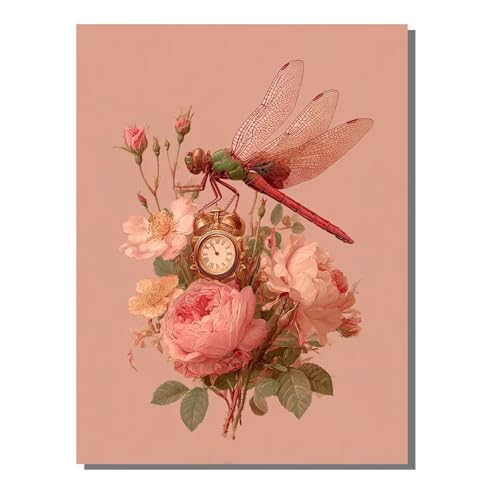 BEIJUYHU Diamond Painting Kinder Blume 5D Diamond Painting Insekt Bilder DIY Full drill Crystal Strass Stickerei Mosaic Diamant Malerei Bastelset Geeignet Geschenk und Wanddeko 40x50cm BJHF394 von BEIJUYHU