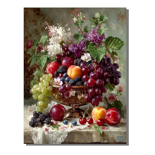 BEIJUYHU Diamond Painting Obst Diamond Painting Erwachsene Groß XXL 40x50cm Blume Full drill Daiment Malerei Erwachsene, 5D Diamant Art Mosaic Stickerei Bastelset Geschenk für Home Decor BJHF423 BEIJUYHU Diamond Painting Obst Diamond Painting Erwachsene Groß XXL 40x50cm Blume Full drill Daiment Malerei Erwachsene, 5D Diamant Art Mosaic Stickerei Bastelset Geschenk für Home Decor BJHF423 von BEIJUYHU