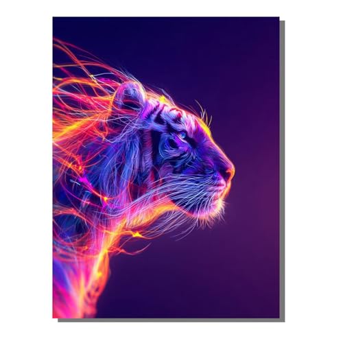 BEIJUYHU Tier 5D Diamond Painting Erwachsene Tiger Full Drill Diamant Painting Kinder Bilder, DIY Mosaic Bastelset für Erwachsene, Diamant Malerei Stickerei Groß für Home Decor 80x100 cm BJHF499 BEIJUYHU Tier 5D Diamond Painting Erwachsene Tiger Full Drill Diamant Painting Kinder Bilder, DIY Mosaic Bastelset für Erwachsene, Diamant Malerei Stickerei Groß für Home Decor 80x100 cm BJHF499 von BEIJUYHU