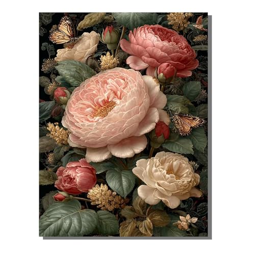 Blume Diamond Painting Erwachsene Groß XXL Schmetterling 5D Full Drill Diamant Painting Bilder, DIY Mosaic Bastelset für Kinder und Erwachsene, Diamant Malerei Stickerei Home Decor 40x50cm BJHF417 Blume Diamond Painting Erwachsene Groß XXL Schmetterling 5D Full Drill Diamant Painting Bilder, DIY Mosaic Bastelset für Kinder und Erwachsene, Diamant Malerei Stickerei Home Decor 40x50cm BJHF417 von BEIJUYHU