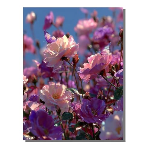 Diamond Painting Set Blume Diamant Painting Erwachsene Groß DlY Art Kinder Full Drill Diamond Malerei Schmetterling 5D Diamant Kunst Malerei Stickerei Mosaic Bastelset Home Decor 60x80 cm BJHF480 Diamond Painting Set Blume Diamant Painting Erwachsene Groß DlY Art Kinder Full Drill Diamond Malerei Schmetterling 5D Diamant Kunst Malerei Stickerei Mosaic Bastelset Home Decor 60x80 cm BJHF480 von BEIJUYHU