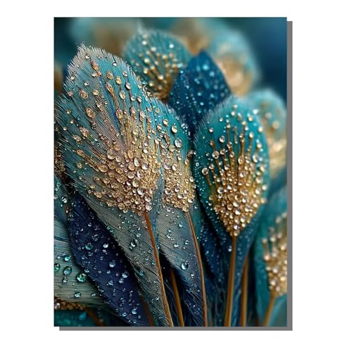 Feder Diamond Painting Kit Groß XXL 60x80 cm, 5D DlY Landschaft Diamant Painting Kinder Full drill Daiments Malerei Erwachsene, Diamond Art Mosaic Stickerei Bastelset Geschenk Wand Dekor BJHF492 Feder Diamond Painting Kit Groß XXL 60x80 cm, 5D DlY Landschaft Diamant Painting Kinder Full drill Daiments Malerei Erwachsene, Diamond Art Mosaic Stickerei Bastelset Geschenk Wand Dekor BJHF492 von BEIJUYHU