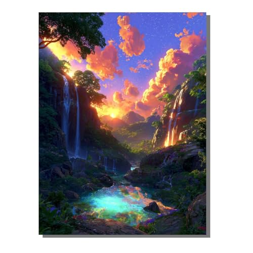 Landschaft Diamond Painting Kit Groß XXL 60x80 cm, 5D DlY Berg Diamant Painting Bilder Kinder Full drill Daiments Malerei Erwachsene, Diamond Art Mosaic Stickerei Bastelset Geschenk Wand Dekor BJHF482 Landschaft Diamond Painting Kit Groß XXL 60x80 cm, 5D DlY Berg Diamant Painting Bilder Kinder Full drill Daiments Malerei Erwachsene, Diamond Art Mosaic Stickerei Bastelset Geschenk Wand Dekor BJHF482 von BEIJUYHU