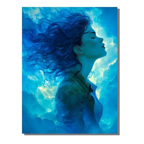 Porträt einer Frau Diamond Painting Kit Groß XXL 50 x 70 cm, 5D DlY Abstrakt Diamant Painting Kinder Full drill Daiments Malerei Erwachsene, Diamond Art Mosaic Stickerei Bastelset Wand Dekor BJHF122 Porträt einer Frau Diamond Painting Kit Groß XXL 50 x 70 cm, 5D DlY Abstrakt Diamant Painting Kinder Full drill Daiments Malerei Erwachsene, Diamond Art Mosaic Stickerei Bastelset Wand Dekor BJHF122 von BEIJUYHU