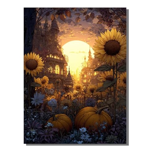 Sonnenblume Diamond Painting Kit Groß XXL 40x50cm, 5D DlY Landschaft Diamant Painting Kinder Full drill Daiments Malerei Erwachsene, Diamond Art Mosaic Stickerei Bastelset Geschenk Wand Dekor BJHF182 Sonnenblume Diamond Painting Kit Groß XXL 40x50cm, 5D DlY Landschaft Diamant Painting Kinder Full drill Daiments Malerei Erwachsene, Diamond Art Mosaic Stickerei Bastelset Geschenk Wand Dekor BJHF182 von BEIJUYHU