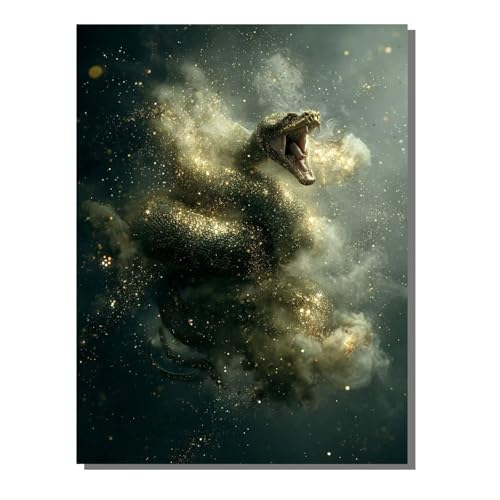 Tier Diamond Painting Kit Groß XXL 40x50cm, 5D DlY Schlange Diamant Painting Bilder Kinder Full drill Daiments Malerei Erwachsene, Diamond Art Mosaic Stickerei Bastelset Geschenk Wand Dekor BJHF542 Tier Diamond Painting Kit Groß XXL 40x50cm, 5D DlY Schlange Diamant Painting Bilder Kinder Full drill Daiments Malerei Erwachsene, Diamond Art Mosaic Stickerei Bastelset Geschenk Wand Dekor BJHF542 von BEIJUYHU