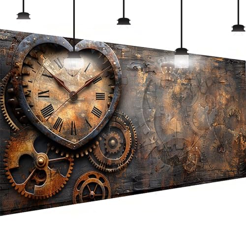 Uhr Diamond Painting Groß XXL 50x100 cm, DlY Uhr Diamant Painting Bilder Kinder, Full drill Daiments Malerei Erwachsene, 5D Diamond Art Mosaic Bastelset Kunst Malerei Stickerei Set Wand Dekor 1-9I Uhr Diamond Painting Groß XXL 50x100 cm, DlY Uhr Diamant Painting Bilder Kinder, Full drill Daiments Malerei Erwachsene, 5D Diamond Art Mosaic Bastelset Kunst Malerei Stickerei Set Wand Dekor 1-9I von BEIJUYHU