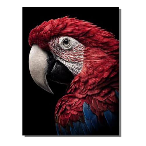 Vogel Diamond Painting Kit Groß XXL 80x100 cm, 5D DlY Tier Diamant Painting Bilder Kinder Full drill Daiments Malerei Erwachsene, Diamond Art Mosaic Stickerei Bastelset Geschenk Wand Dekor BJHF942 von BEIJUYHU