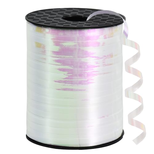 BEISHIDA 457,7 m weißes Ringelband, 5 mm für Geschenkverpackungen, dünnes, lockiges Band zum Basteln, Ballonschnur, Geburtstagsparty, Dekoration, Verschönern von Hochzeiten BEISHIDA 457,7 m weißes Ringelband, 5 mm für Geschenkverpackungen, dünnes, lockiges Band zum Basteln, Ballonschnur, Geburtstagsparty, Dekoration, Verschönern von Hochzeiten von BEISHIDA