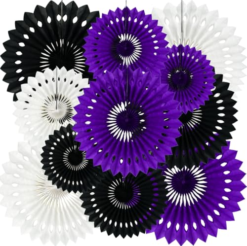 BEISHIDA Papierfächer zum Aufhängen, Waben, rund, Dekorationsset für Neujahr, Babyparty, Halloween, Geburtstag, Hochzeit, Fotokabine, Hintergrund, Jahrestag, Papier-Partyzubehör, 11 Packungen BEISHIDA Papierfächer zum Aufhängen, Waben, rund, Dekorationsset für Neujahr, Babyparty, Halloween, Geburtstag, Hochzeit, Fotokabine, Hintergrund, Jahrestag, Papier-Partyzubehör, 11 Packungen von BEISHIDA