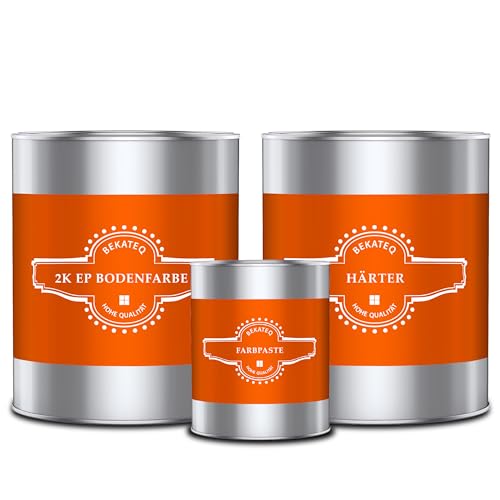 BEKATEQ 2K Epoxidharz Kieselgrau 1KG I Bodenbeschichtung UV-optimiert, Selbstentlüftend, Geruchsarm, Betonfarbe für außen & innen I Bodenfarbe für Garagenboden, Werkstatt- & Industrieboden BE-702 BEKATEQ 2K Epoxidharz Kieselgrau 1KG I Bodenbeschichtung UV-optimiert, Selbstentlüftend, Geruchsarm, Betonfarbe für außen & innen I Bodenfarbe für Garagenboden, Werkstatt- & Industrieboden BE-702 von BEKATEQ