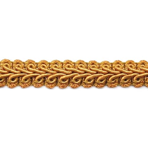 Belagio Enterprises BR-709-AG Französischer Gimpe, 1,27 cm (45,7 m Rolle) | Antikgold von BELAGIO