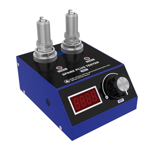 Zündkerzen Tester,Auto-Zündkerzen Tester mit LCD-Display Auto-Zündungsprüfer mit Doppeltes Loch Test Kfz-Diagnosescanner für 12V-Fahrzeuge Benzinfahrzeuge (H90) von BELEY