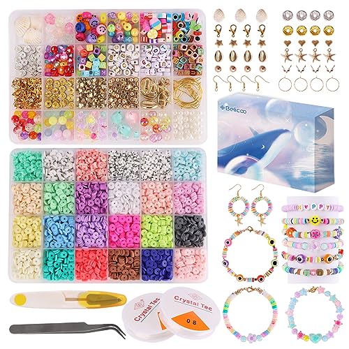 BELICOO 10000 Stück Perlen zum Auffädeln 24 Farben Set, 6mm Perlen für Armbänder Armbänder Selber Machen mit GlasperlenGlasperlen zum DIY Armband Schmuckherstellung (Bunt) BELICOO 10000 Stück Perlen zum Auffädeln 24 Farben Set, 6mm Perlen für Armbänder Armbänder Selber Machen mit GlasperlenGlasperlen zum DIY Armband Schmuckherstellung (Bunt) von BELICOO
