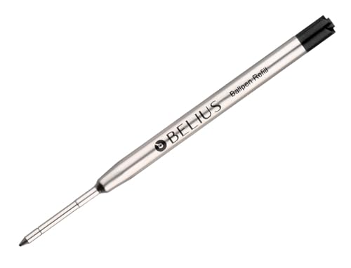 BELIUS Ersatz-Kugelschreiber, schwarz, 0,8 mm, Box mit 3 Ersatzminen BELIUS Ersatz-Kugelschreiber, schwarz, 0,8 mm, Box mit 3 Ersatzminen von BELIUS