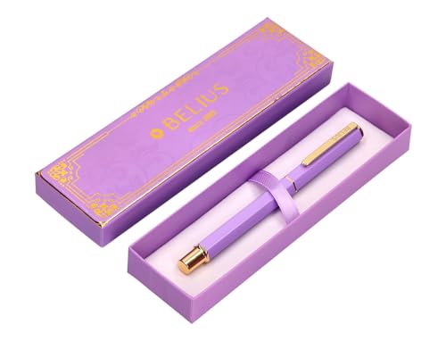 BELIUS Kugelschreiber MACARON BLISSFORM HEXAGONAL LILA UND GOLD TINTE BLAU MIT DESIGNBOX BELIUS Kugelschreiber MACARON BLISSFORM HEXAGONAL LILA UND GOLD TINTE BLAU MIT DESIGNBOX von BELIUS