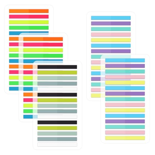 BELLALICHT 1500 Stück Haftstreifen Plastik, Haftnotizen Tabs, Haftmarker, Page Marker, Sticky Notes,ideal für Schüler, Lehrer und Büroangestellte, für Lesenotizen, Klassifizie Rung von Dokumenten BELLALICHT 1500 Stück Haftstreifen Plastik, Haftnotizen Tabs, Haftmarker, Page Marker, Sticky Notes,ideal für Schüler, Lehrer und Büroangestellte, für Lesenotizen, Klassifizie Rung von Dokumenten von BELLALICHT
