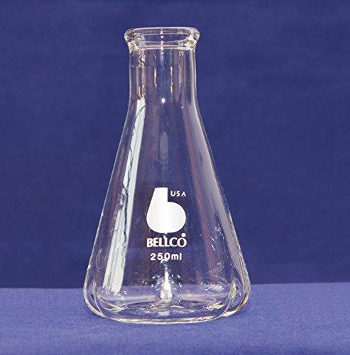 BELLCO 508094 Hochrührflasche 500 ml (Dreifachrinnen), 12 Stück von BELLCO
