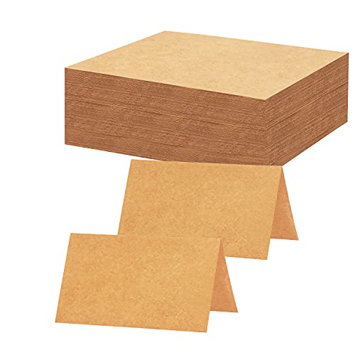 BELLE VOUS 200er Pack Kraftpapier Karten - Tisch Namensschilder Hochzeit Platzkarten 9 x 10cm - Rustikale Braune Tischkarten - Perfekt für Partys, Sitzordnung, Restaurants & Hochzeit Tischkarten BELLE VOUS 200er Pack Kraftpapier Karten - Tisch Namensschilder Hochzeit Platzkarten 9 x 10cm - Rustikale Braune Tischkarten - Perfekt für Partys, Sitzordnung, Restaurants & Hochzeit Tischkarten von BELLE VOUS