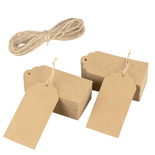 Belle Vous braune Etiketten aus Kraftpapier - Schnur - 5 x 10 cm - Schilder zum Beschriften - Etiketten zum Beschriften - Geschenkanhänger für Weihnachten, Hochzeit, Geburtstag (200) Belle Vous braune Etiketten aus Kraftpapier - Schnur - 5 x 10 cm - Schilder zum Beschriften - Etiketten zum Beschriften - Geschenkanhänger für Weihnachten, Hochzeit, Geburtstag (200) von BELLE VOUS