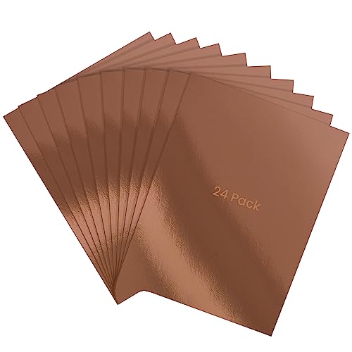 Belle Vous 24er Set A4 Metallic Papier - Goldfolie zum Basteln Rosegold Papier 29,7 x 21 cm 350gsm - Spiegel & Glitzerpapier zum Basteln für Hochzeitseinladungen, Scrapbooking & Bürobedarf Belle Vous 24er Set A4 Metallic Papier - Goldfolie zum Basteln Rosegold Papier 29,7 x 21 cm 350gsm - Spiegel & Glitzerpapier zum Basteln für Hochzeitseinladungen, Scrapbooking & Bürobedarf von BELLE VOUS